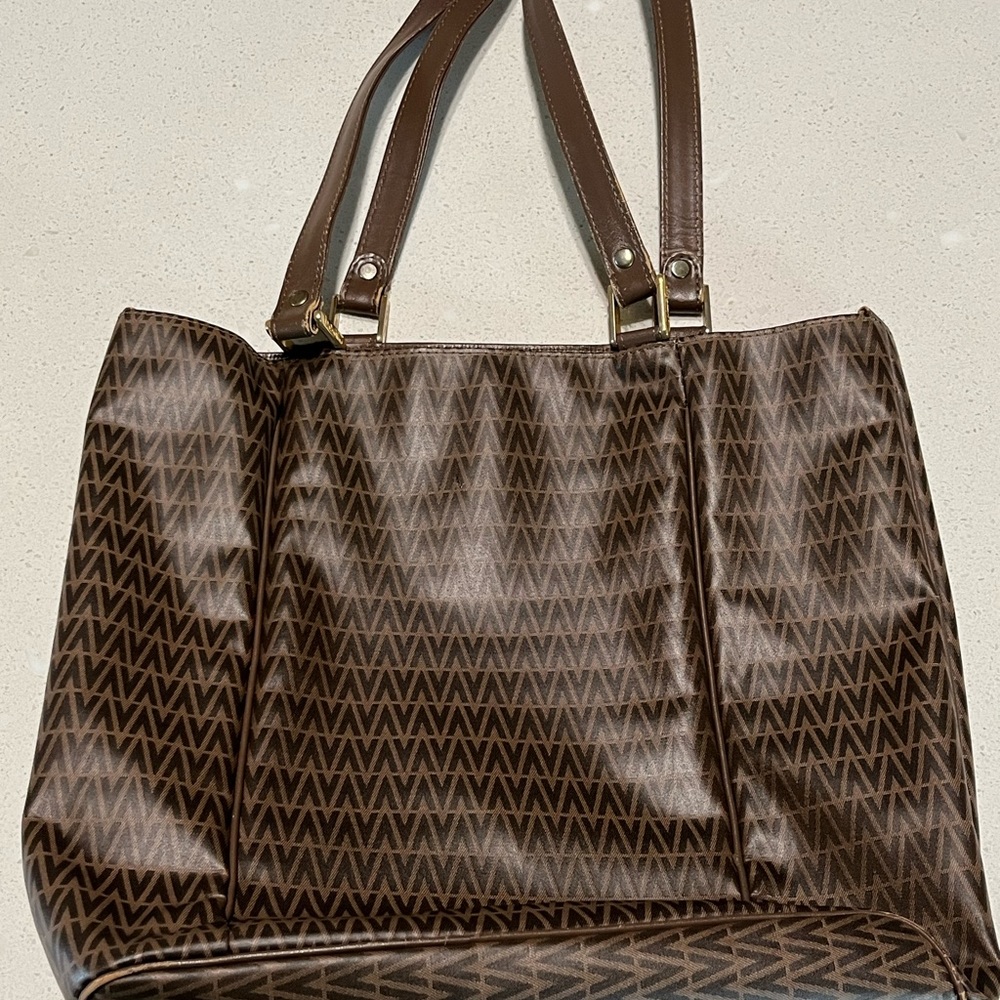 Vintage brown and gold Valentino purse